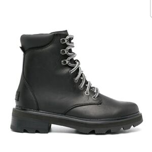 Sorel Black Leather Lace-Up Boots